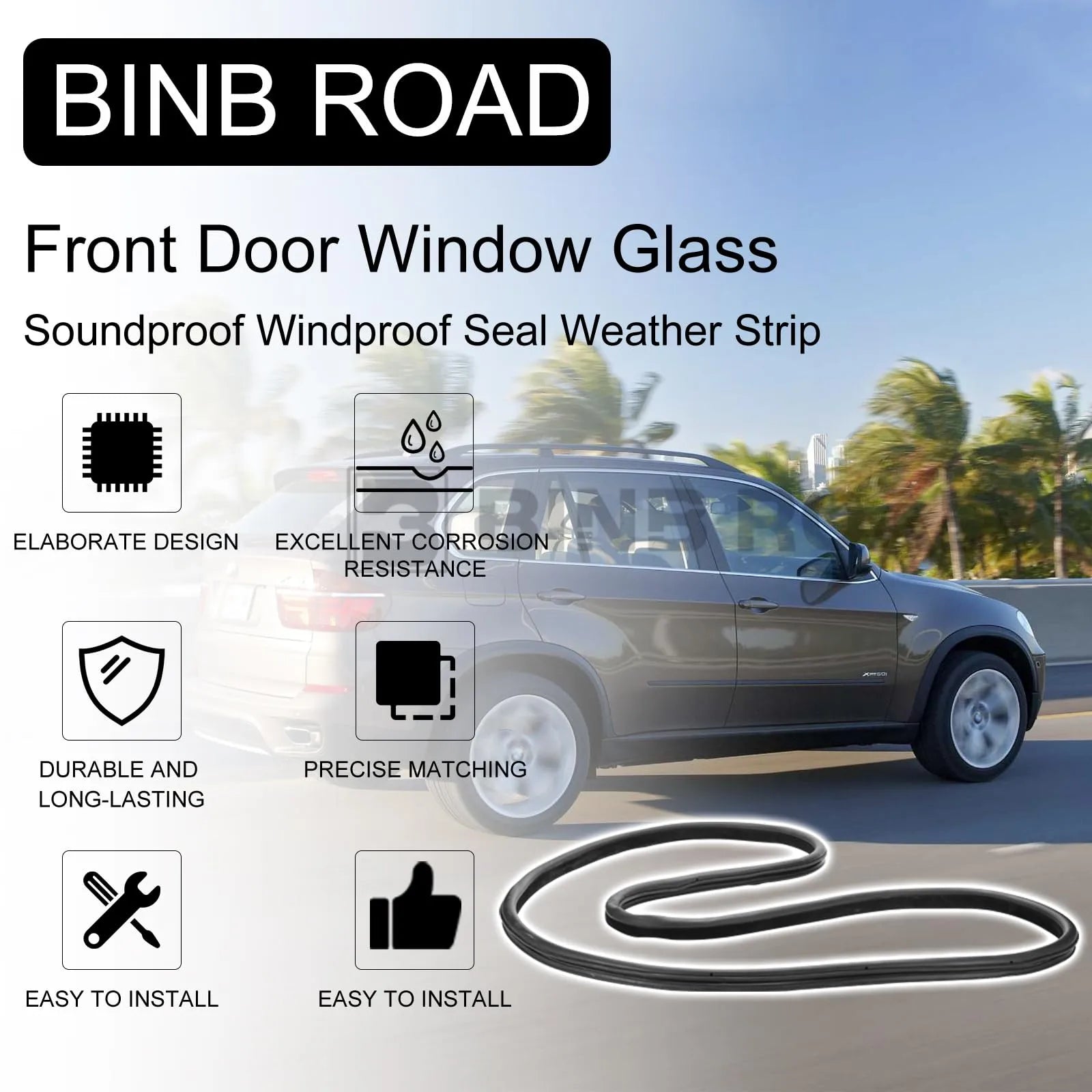 US 51767220381 Car Rubber Weather Seal