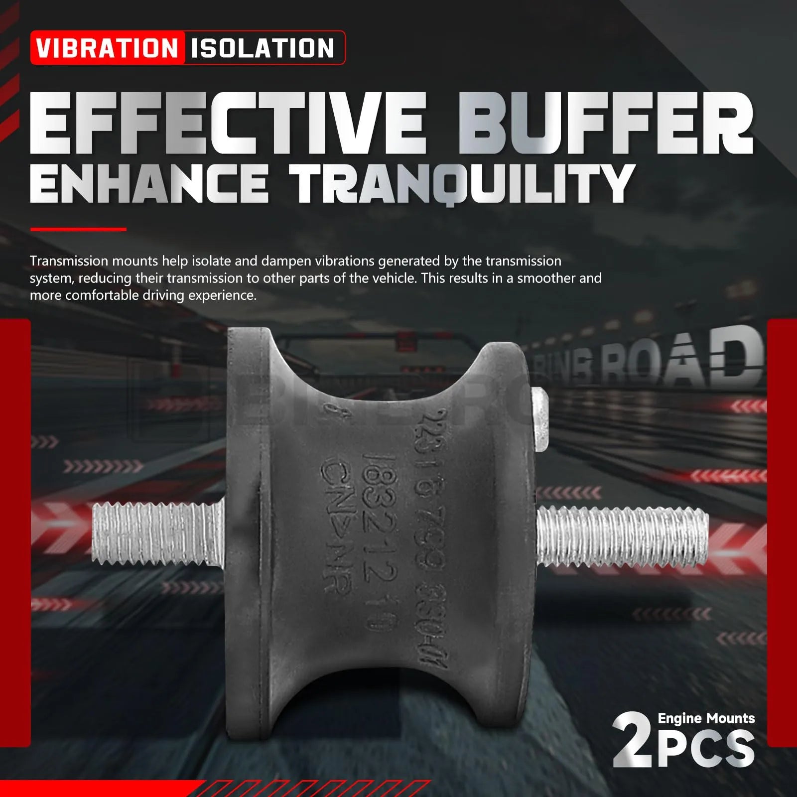 US 22316799331 Rear Transmission Mounts Bushings-2Pcs