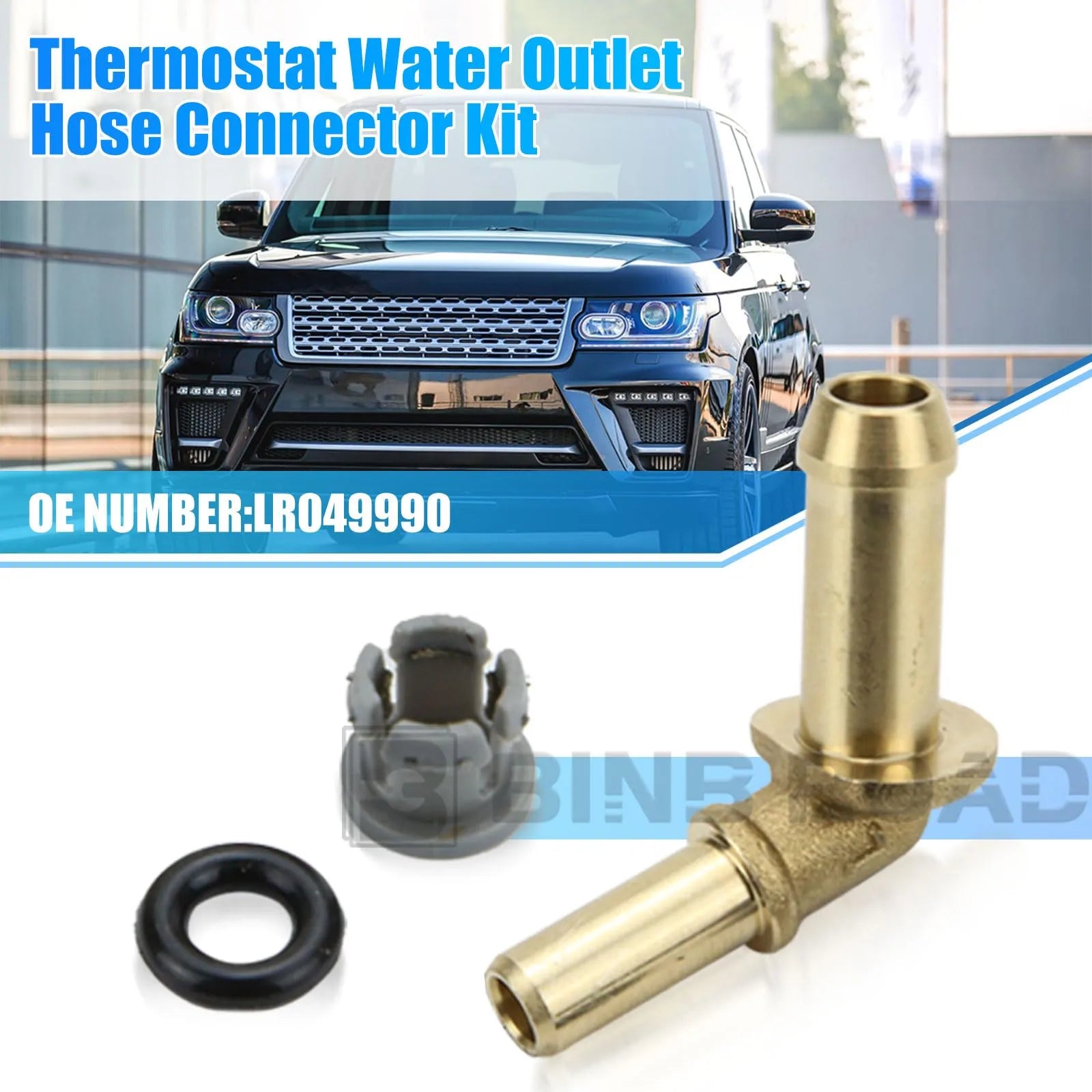 LR049990 Thermostat-Wasserauslassschlauch-Anschlusssatz