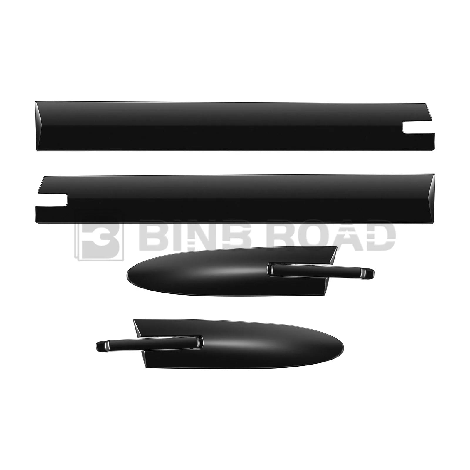 BINB ROAD Convertible Roof Top Hinge Cover Kit Compatible with BMW 328i 335i M3 428i 430i 435i 440i M4 E93 F33 F83 2007-2019,Black (Replaces 54377184037 54377184047)