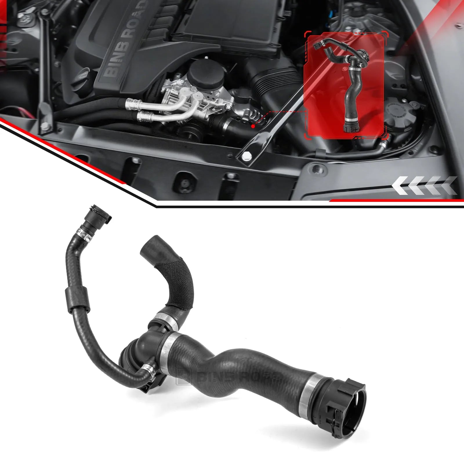 17127580957 Radiator Coolant Water Hose