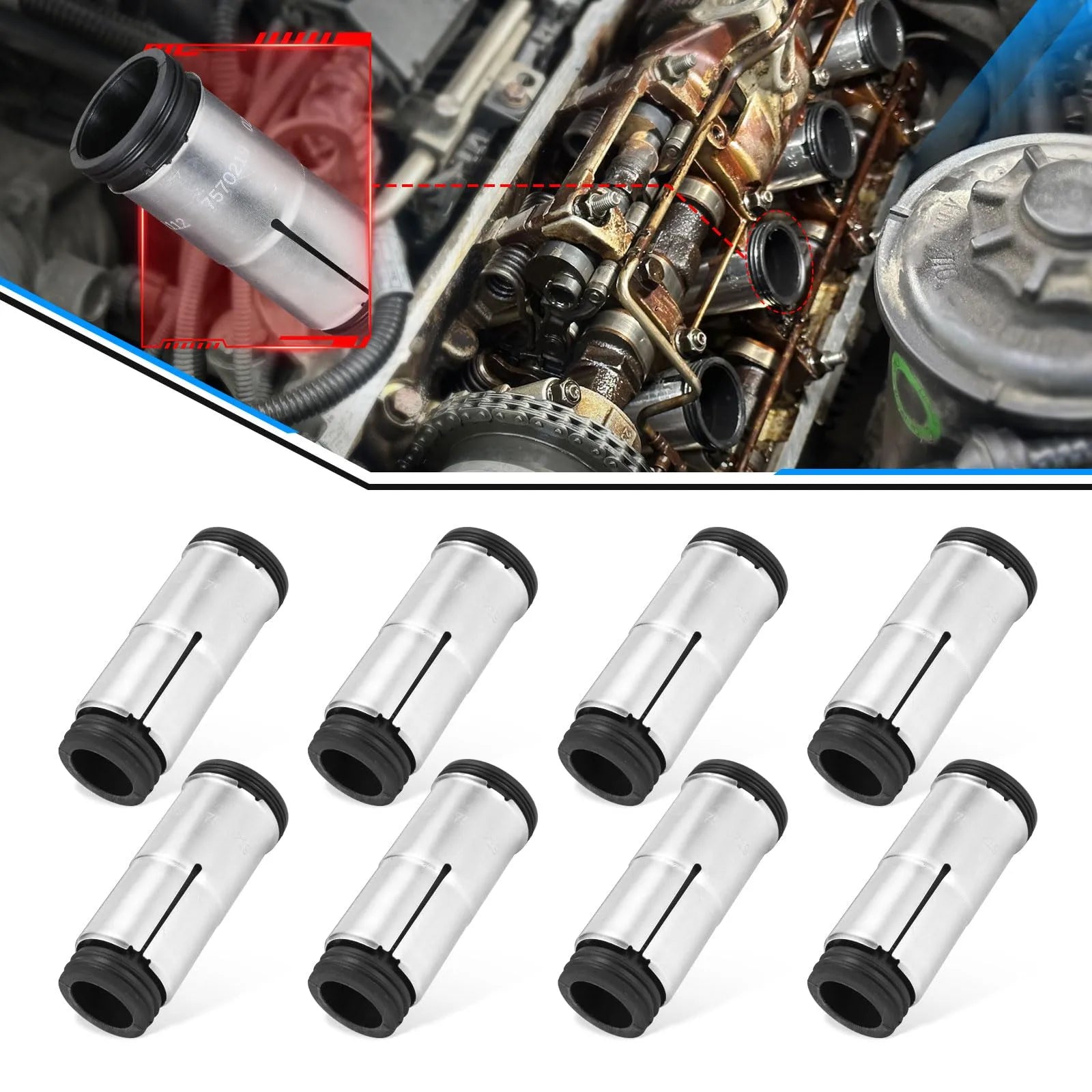 US 11127570219 Spark Plug Protect Tube ,8Pcs