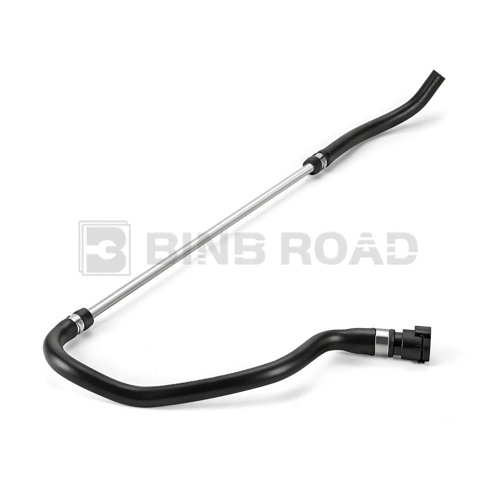 BINB ROAD Expansion Tank to Upper Radiator Water Hose Compatible with BMW E81 E82 E84 E87 E88 E90 E91 E92 E93 128i 328i 328xi 330i 330xi X1,Aluminum (Replaces 17127618510)