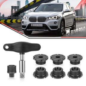 US 11137605018 1 Set Engine Oil Pan Drain Plug with Install Tool