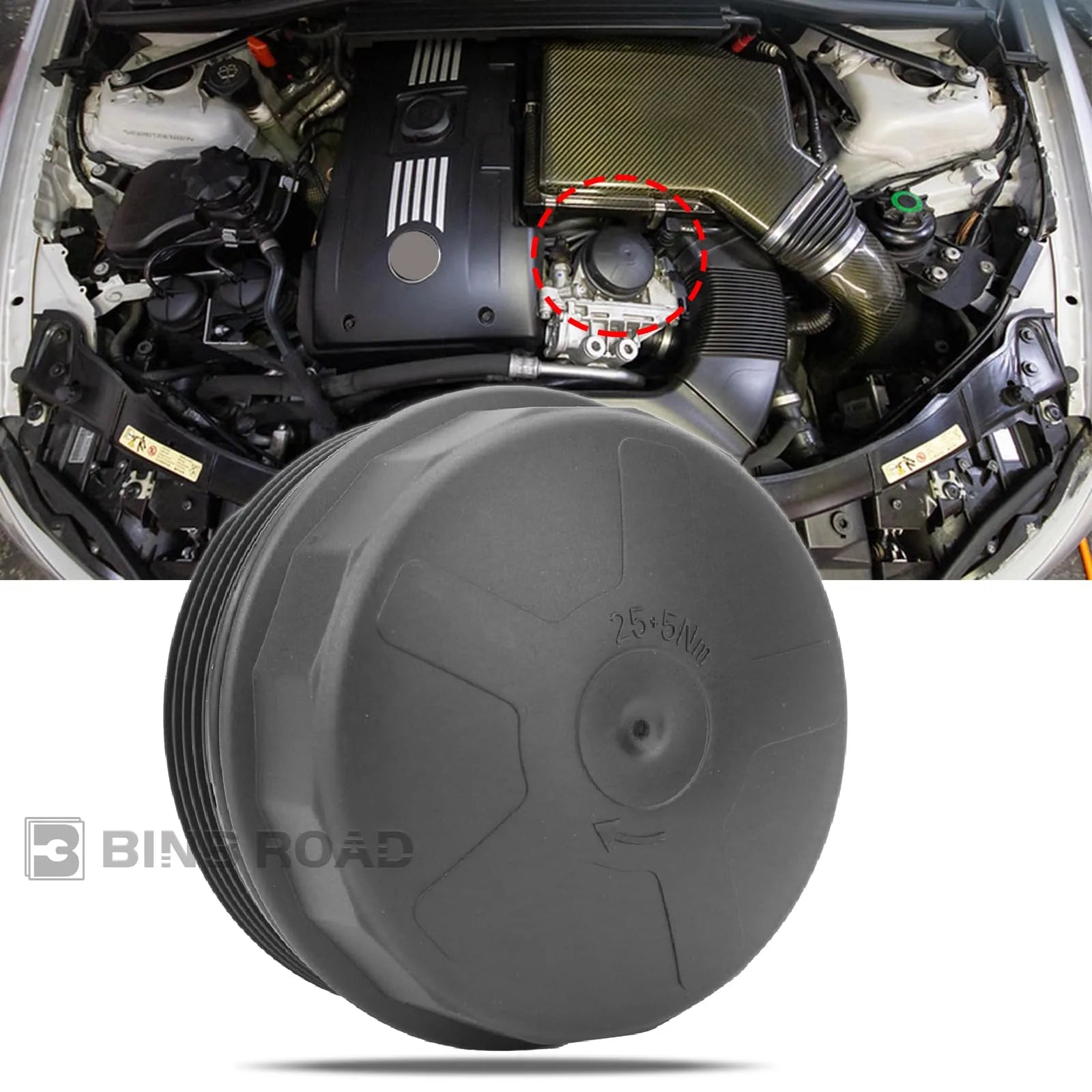 11427525334 Oil Filter Housing Cap Cover