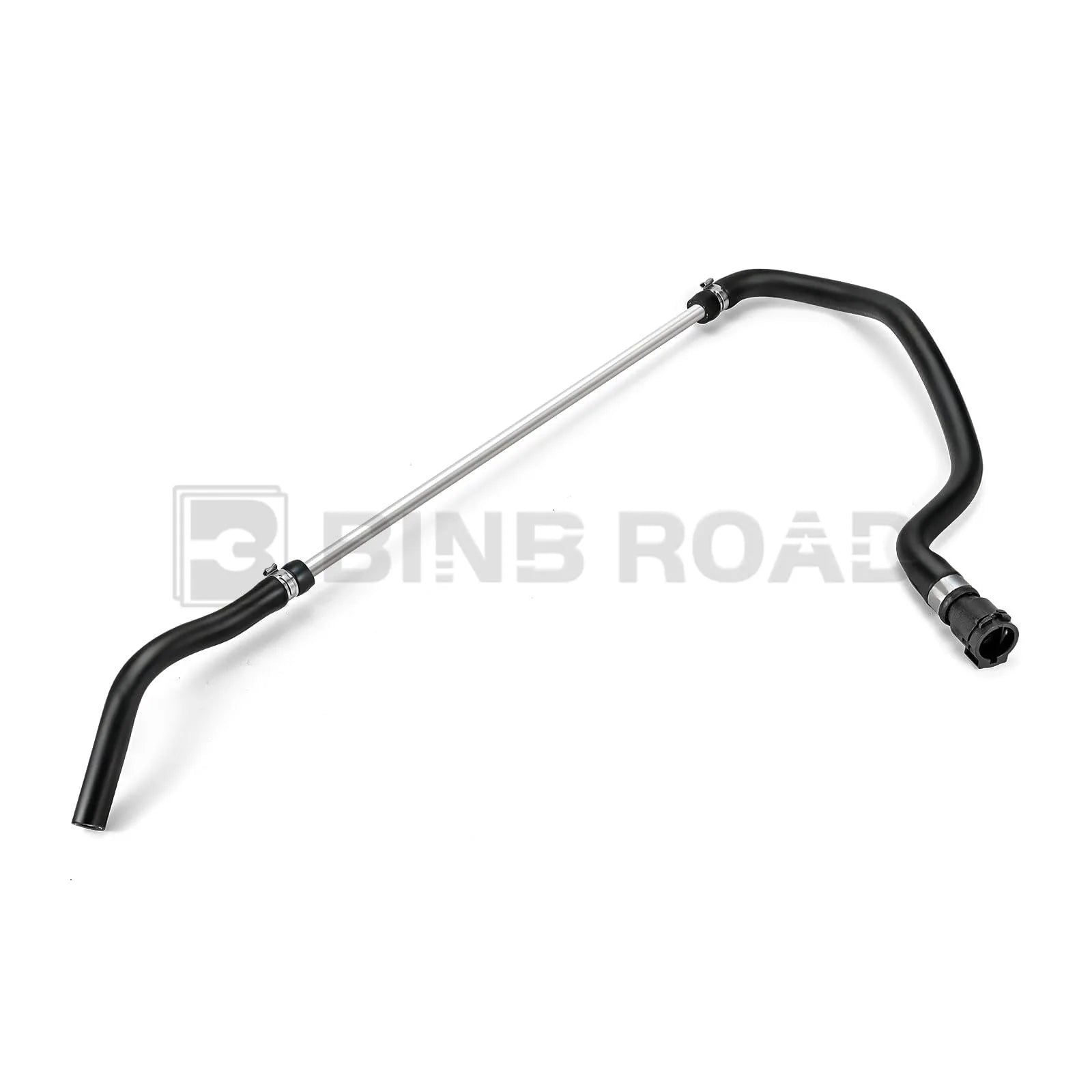 BINB ROAD Expansion Tank to Upper Radiator Water Hose Compatible with BMW E81 E82 E84 E87 E88 E90 E91 E92 E93 128i 328i 328xi 330i 330xi X1,Aluminum (Replaces 17127618510)